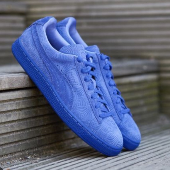 Puma Classic Suede "Dazzling Blue" Women's Sneaker size 6 - Picture 2 of 8